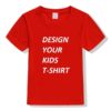Customize your kid's birthday t shirt red-pi