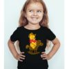 Black Girl Teddy on Horse Kid's Printed T Shirt