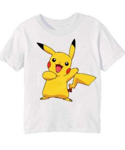 White Yellow Rabbit Kid's Printed T Shirt