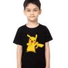 Black Boy Yellow Rabbit Kid's Printed T Shirt