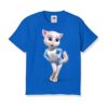 Blue Angela in Blue Kid's Printed T Shirt