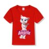 Red Fairy white talking angela Kid's Printed T Shirt
