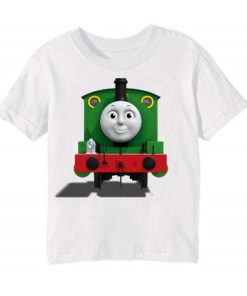 White train with face Kid's Printed T Shirt