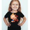 Black Girl Baby with Teddy Kid's Printed T Shirt