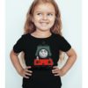 Black Girl angry train Kid's Printed T Shirt