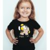 Black Girl boxing toy Kid's Printed T Shirt