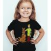 Black Girl Scooby with Shaggy Kid's Printed T Shirt