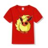 Red Rabbit in Yellow Kid's Printed T Shirt