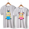 Minion Printed Couple T-Shirt