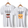 You're my Nutella I'm Your Bread White Couple T-Shirt | Printe5